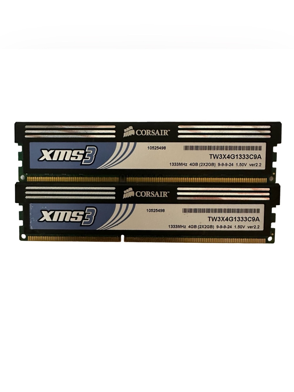 4GB DDR3-1333 Desktop RAM — Corsair XMS3 2x2GB